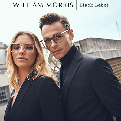William Morris Black Label home tile.